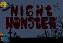 Night Monster Font Poster 1