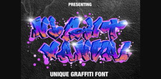 Night Vandal Font Poster 1
