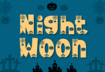 Night Woon Font Poster 1