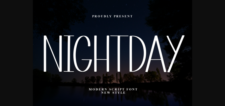 Nightday Font Poster 1