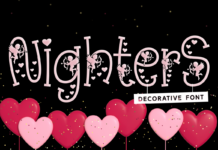 Nighters Font Poster 1