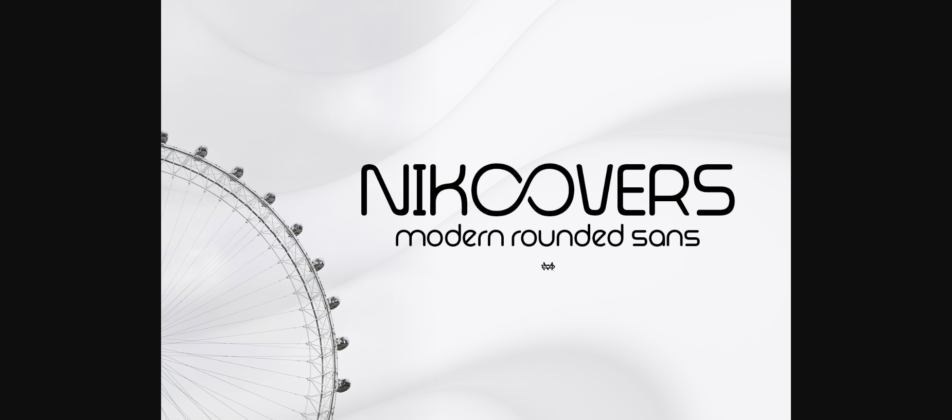 Nikoovers Font Poster 3