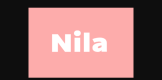 Nila Font Poster 1