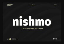 Nishmo Font Poster 1