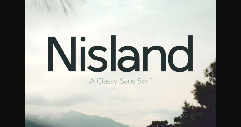 Nisland Font Poster 3