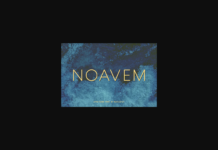 Noavem Font Poster 1