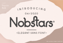 Nobstars Font Poster 1