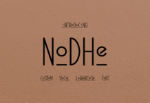 Nodhe Font Poster 1