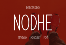 Nodhe Font Poster 1