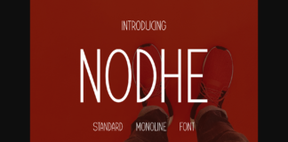 Nodhe Font Poster 1