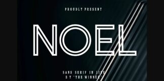 Noel Font Poster 1