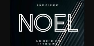 Noel Font Poster 1