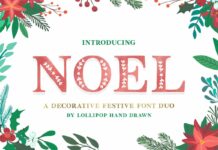 Noel Font Poster 1