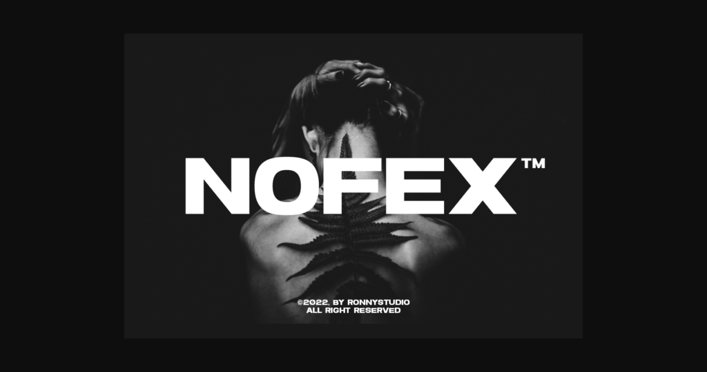 Nofex Font Poster 1