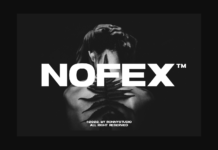 Nofex Font Poster 1