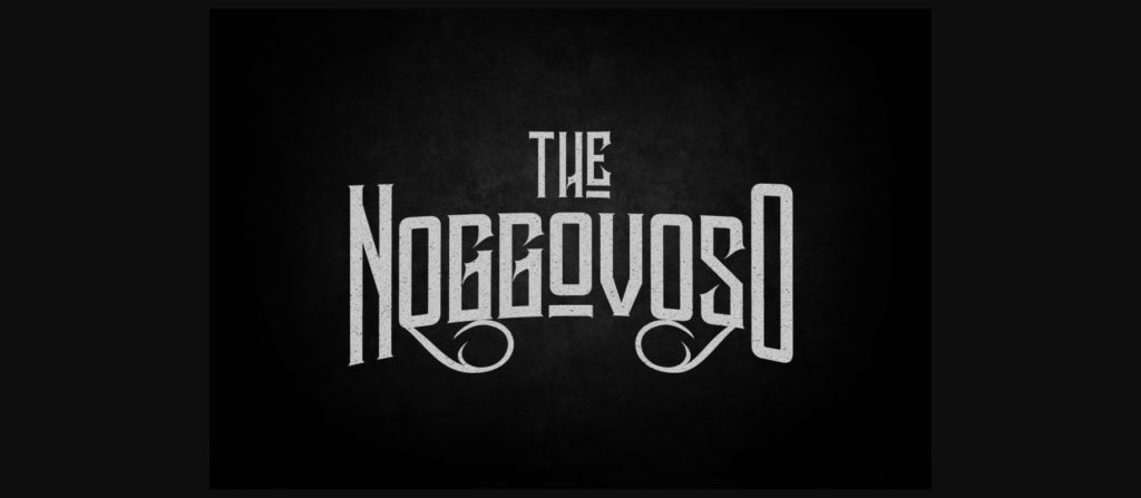 Noggovoso Font Poster 1