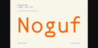Noguf Font Poster 1