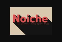 Noiche Font Poster 1