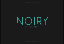 Noiry Font Poster 1