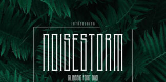 NoiseStorm Font