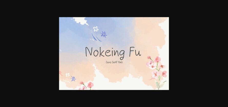Nokeing Fu Font Poster 3