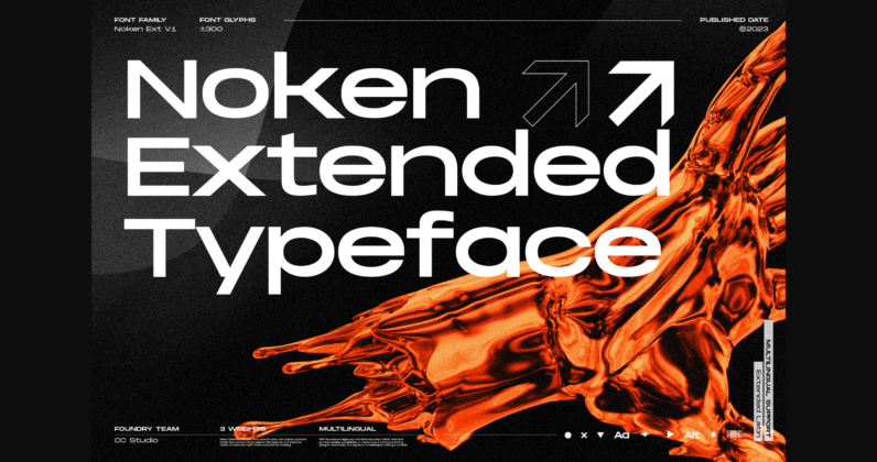 Noken Extended Font Poster 3