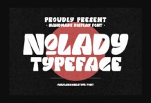 Nolady Font Poster 1