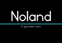 Noland Font Poster 1