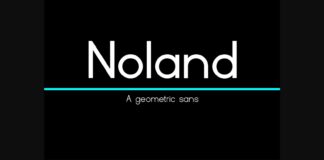 Noland Font Poster 1