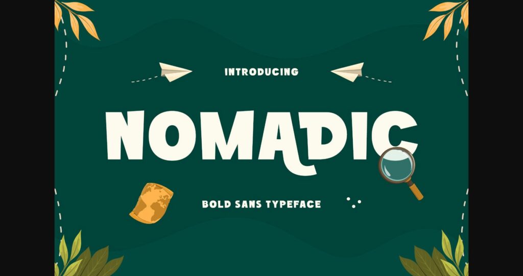 Nomadic Font Poster 3