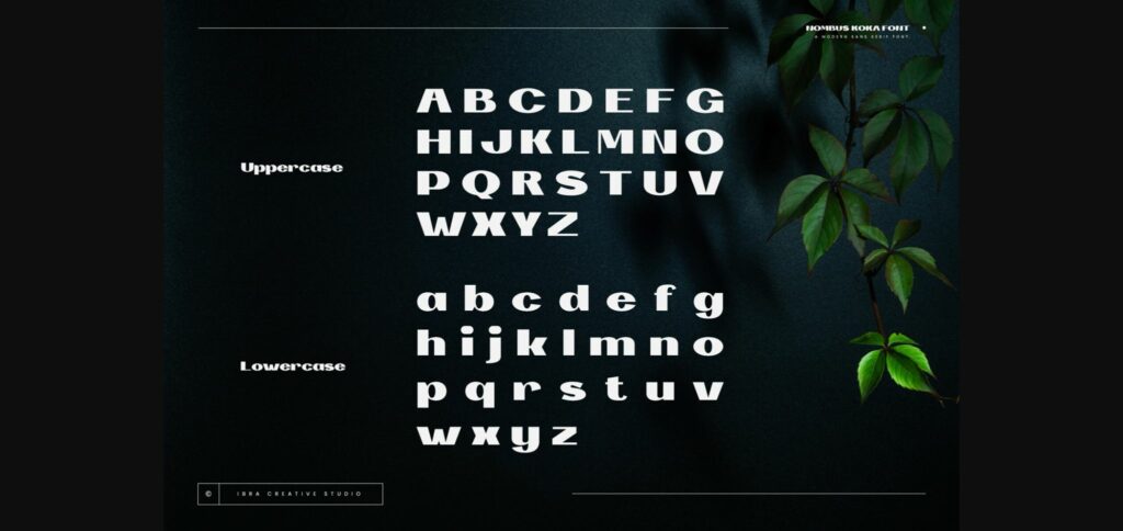 Nombus Koka Font Poster 5