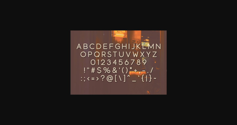 Nonecode Font Poster 4