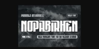 Nopabirhen Font Poster 1