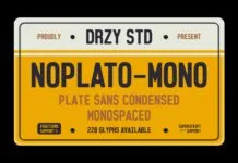Noplato Mono Font Noplato Mono Font Poster 1