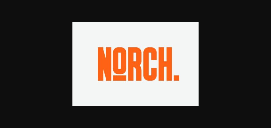 Norch Font Poster 3