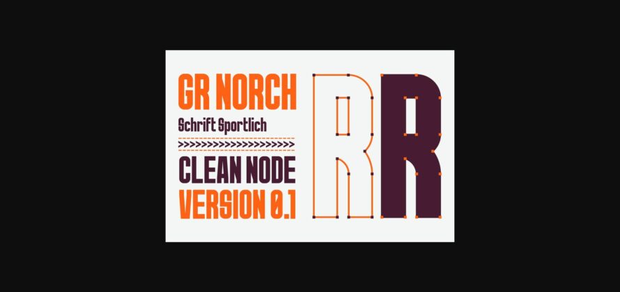 Norch Font Poster 5