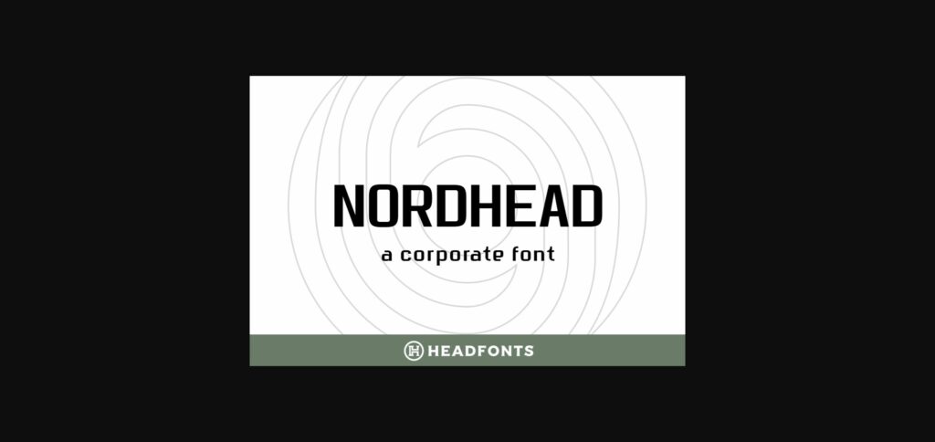 Nordhead Font Poster 3