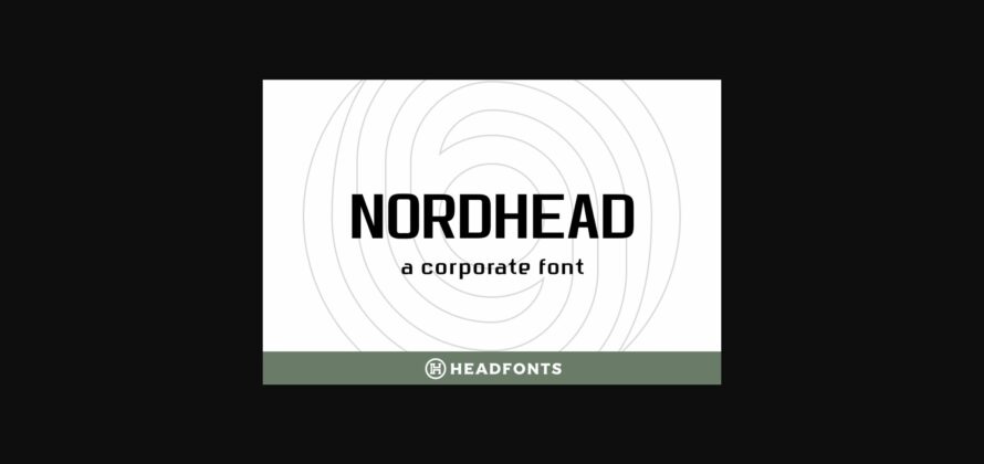 Nordhead Font Poster 3