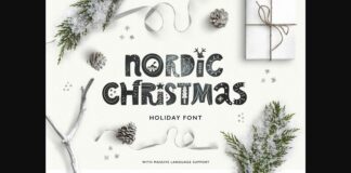 Nordic Christmas Font Poster 1