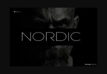 Nordic Font Poster 1