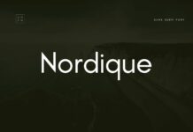 Nordique Font Poster 1