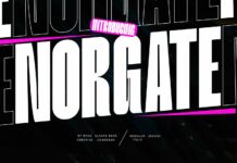 Norgate Font Poster 1
