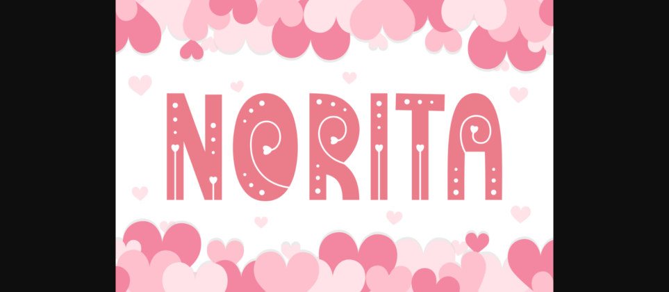 Norita Font Poster 3