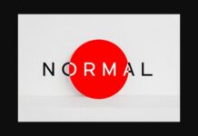 Normal Font Poster 1