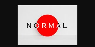 Normal Font Poster 1