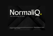 Normaliq Font Poster 1