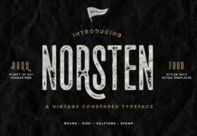 Norsten Font Poster 1