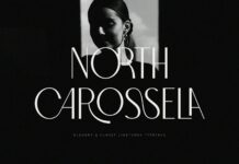 North Carossela Font Poster 1