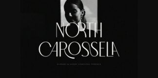 North Carossela Font Poster 1