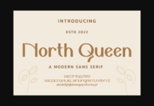 North Queen Font Poster 1